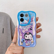 韓菲琪 VIVO S17手機殼S17Pro保護殼s17e奶油紋磨砂5G卡通可愛(ài)女孩軟硅膠全包防摔外殼 vivo S17e【本博奶油紋】雪糕庫洛米