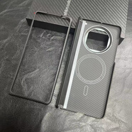 盾殼（duncoo）新款華為matex5凱夫拉手機殼華為x5磁吸保護套芳綸纖維超輕 中軸款磁吸方口一套 華為matex5典藏版通用