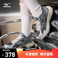 美津濃（MIZUNO）男女跑步運動(dòng)休閑鞋緩震透氣網(wǎng)面拼接RACER S 1.0 19/渣渣灰 41