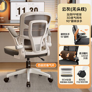 何佳功學(xué)習椅人體工學(xué)高中生學(xué)習椅子可升降青少年初中學(xué)生寫(xiě)字椅宿舍書(shū) 到家二代標配白框灰四防爆氣桿 腳90°翻轉扶手