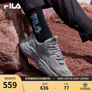FILA斐樂(lè )女鞋跑步鞋火星二代復古老爹鞋運動(dòng)鞋休閑慢跑鞋MARS Ⅱ 合金灰-AL-F12W131116F 40