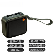 小米部依藍牙音箱迷你戶(hù)外便攜插卡U盤(pán)大音量低音炮小音響F39 橄欖綠+硅膠手提 藍牙音箱+收音機+錄音機