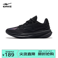 鴻星爾克（ERKE）無(wú)懼2.0籃球鞋男新款減震耐磨實(shí)戰訓練運動(dòng)鞋子 正黑 39