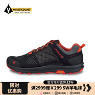 Vasque威斯 Breeze 戶(hù)外輕便透氣GTX防水低幫徒步鞋 7356 黑色/紅色 43.5
