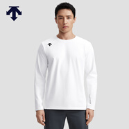 迪桑特（DESCENTE）迪桑特TRAINING系列綜訓訓練運動(dòng)健身男士長(cháng)袖針織衫新品 WT-白色 M (170/92A)