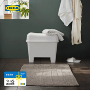 宜家（IKEA）BURSJON波斯昂儲物凳家用儲物矮凳換鞋凳家用 儲物凳白色