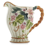 心花怒放陶瓷糖果罐茶點(diǎn)罐宮廷風(fēng)家居雜糧儲物罐咖啡密封罐餅干 干罐百合 百合水罐高22帶手柄寬20