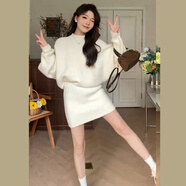 小紅書(shū)爆款小個(gè)子香風(fēng)韓系穿搭氣質(zhì)洋裝子女裝2025新款春季高級感 [杏色套裝][今年流行爆款/冷淡系 S 均碼