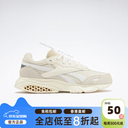 銳步官方男女款HEXALITE LEGACY蕾格西蜂巢復古跑鞋 100034210 奶白 38.5