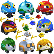 三寶炫斗小Q陀螺炫動(dòng)小Q車(chē)第四代對戰斗盤(pán)旋轉陀螺激戰兒童玩具 合金版陀螺-單個(gè)裝8款