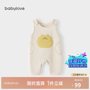 babylove寶寶背帶褲春秋外穿連體褲超萌可愛(ài)休閑長(cháng)褲洋氣嬰兒褲子