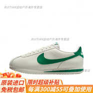 耐克（NIKE）CORTEZ白紅黑白元年復古阿甘皮面休閑輕便女板鞋807471官方旗艦 白綠DM4044-104 39