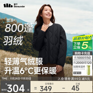 蕉下（beneunder）外套秋冬女氣絨服似羽絨棉服圓領(lǐng)可機洗內膽夾棉秋裝新款2025