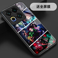 好機友適用魅族22玻璃手機殼21Note魅藍20Pro保護套lucky全包18X防摔軟17薄16硅膠T女S男9/8/6鬼滅二定制 -692鬼滅之刃+全屏膜 魅族Note16