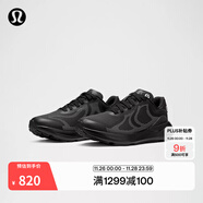 lululemon丨Beyondfeel Waterproof 女士跑鞋 *防水款 LW9FSOS 黑/黑/白 40