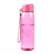 特百惠水杯750ML樂(lè )活隨心壺便攜防漏隨心杯隨手杯 荔枝紅送杯套杯刷手繪表情貼顏色隨機