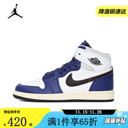 NIKE耐克（NIKE）小童鞋JORDAN1RETROHIGHOG運動(dòng)訓練籃球鞋FD1412-100 FD1412-100 28