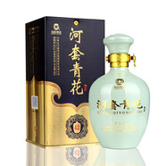 河套老窖白酒  河套青花42度濃香型白酒禮盒 內蒙古特產(chǎn) 42度 500mL 1瓶 （單瓶盒裝）