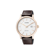 西鐵城（CITIZEN）光動(dòng)能系列戶(hù)外軍表風(fēng)格 光能石英機芯 牛皮表帶 日韓表 男表 棕色