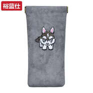 裹蔻素裹適用于蘋(píng)果iPhone1213171516proMax手機套絨布袋防塵保護套殼防刮全包內膽包17air手機袋自封 淺灰色哈士奇1 iphone17ProMax