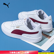 彪馬（PUMA）板鞋男鞋女鞋 新款秋冬休閑鞋輕便耐磨透氣跑步情侶低幫運動(dòng)鞋 380810-47/彪馬白-紅色-金色 38 240/5