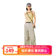 網(wǎng)易嚴選男女式戶(hù)外機能工裝傘褲春夏運動(dòng)休閑褲子夏季男通 曠野綠-傘兵褲女 -春夏款 L