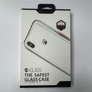 Switcheasy魚(yú)骨手機殼iPhone xsmax保護套鋼化玻璃 金屬+tpu軟邊 銀白鋼化玻璃拆分邊框-0741 iPhoneXSMax