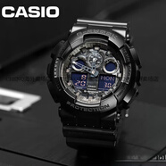 卡西歐（CASIO）手表男士旗艦官方黑武士110學(xué)生運動(dòng)表節日禮物送男友 GA-100CF-1A:::黑武士
