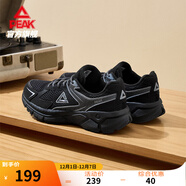 匹克OG7000 1.0SE魔彈科技運動(dòng)鞋男經(jīng)典復古跑步鞋女 【女】黑色/鴿子灰-款A 35