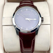 【二手99新】天梭（TISSOT）庫圖系列男士女士腕表自動(dòng)機械石英機芯瑞士奢侈腕表二手天梭男表女表 T035.210.16.371.00石英32mm