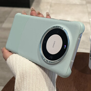 華為（HUAWEI）【品質(zhì)原裝】適用華為mate60pro手機保護殼無(wú)邊框皮紋新款感mate7 【雅川青】薄無(wú)邊框-裸肌手感 華為_(kāi)Mate_70_Pro+