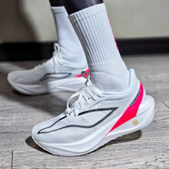 LI NING李寧飛電飛電5U紫色超輕碳板兒童跑鞋競速減震夏季透氣軟底學(xué)生便 李寧飛電5C_白色超輕材質(zhì)+碳板 36 _袋裝