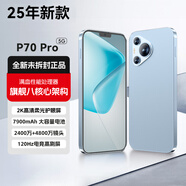 OPPUOI手機P70 Pro高刷超清 2025新款上市16+1T大內存大電池長(cháng)續航5G全網(wǎng)通學(xué)生老人備用機千元機性?xún)r(jià)比 冰晶藍 豪華版：16+256G 【全新未拆封+送豪華禮品+質(zhì)保三年】