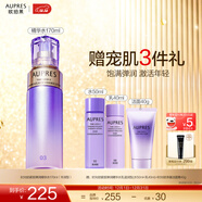 歐珀萊（AUPRES）圣誕節禮物時(shí)光鎖緊致彈潤精華水 抗皺緊致淡紋保濕補水護膚品 豐潤型 170ml