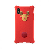Bone可愛(ài)公仔iPhonexsmax泡泡手機殼適用于卡通蘋(píng)果xs防摔全包軟硅膠手機套創(chuàng  )意感xrins潮男女保護套 麋鹿先生 iPhone_XR