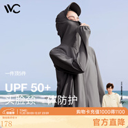 VVC防曬衣女夏季新款防曬服防紫外線(xiàn)薄款開(kāi)衫冰絲皮膚衣外套女 時(shí)尚黑