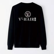 圍鐵圍裙2025新款半身男女工作服一片式理髲美發(fā)師化妝師定制LOGO印字 黑色全棉衛衣