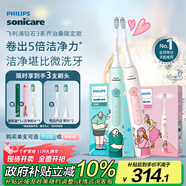飛利浦（PHILIPS）電動(dòng)牙刷鉆石3系喬治桑限定禮盒 生日禮物 情侶款送男生/女友  HX5171/01喬治款 國家補貼