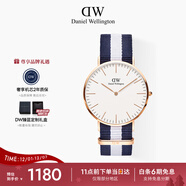 丹尼爾惠靈頓（DanielWellington）DW手表北歐風(fēng)簡(jiǎn)約男士手表尼龍帶石英表圣誕禮物DW004