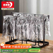 青蘋(píng)果玻璃水杯架 黑色輕奢不銹鋼玻璃杯架 酒杯玻璃杯牛奶杯茶杯杯架
