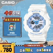 卡西歐（CASIO）手表女士BABY-G學(xué)生運動(dòng)電子初中學(xué)生日韓表圣誕禮物BA-110XBE-7A