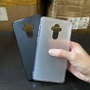 中興天機7max手機殼axon C2017保護套黑透明軟膠diy薄定制 黑色+透明  軟殼