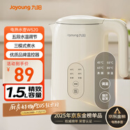 九陽(yáng)（Joyoung）熱水壺燒水壺電水壺1.5L 5段水溫 304不銹鋼一體無(wú)縫 0膠水 恒溫壺K15ED-W520