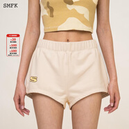 SMFK流浪運動(dòng)慢跑休閑短褲字母純棉百搭闊腿寬松純棉熱褲US007CW M