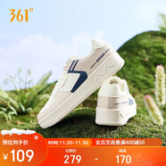 361°運動(dòng)男鞋秋冬季學(xué)生復古厚底增高小白休閑板鞋子男672426611-3