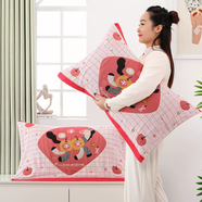 詠幻純棉枕巾加厚全棉紗布情侶枕頭巾一對裝成人加大四季單人枕芯蓋巾 駿馬平安枕巾1對