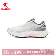 喬丹女跑步鞋飛影4.0女子跑鞋運動(dòng)鞋輕便軟彈 樺白色/鯊魚(yú)灰 35