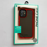 京營(yíng)TOTU拓途蘋(píng)果12mini磨砂手機殼硬殼軟邊防摔iphone12mini手機殼全包保護套軟 iPhone 12mini大孔磨砂紅色 iPhone其他型號