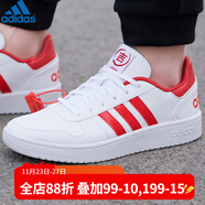 阿迪達斯 （adidas）休閑男鞋女鞋新款HOOPS2.0防滑耐磨舒適透氣經(jīng)典N(xiāo)EO運動(dòng)板鞋 EE6501/春秋款 43