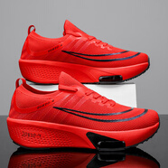 LI NING李寧阿爾法3代碳板跑鞋飛馬破2三代競速跑步鞋中考體育考試專(zhuān)用鞋 3005紅色 42